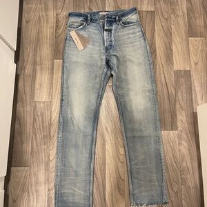 Fear of God Faded Blue Straight Jeans 31x32 MSRP 850